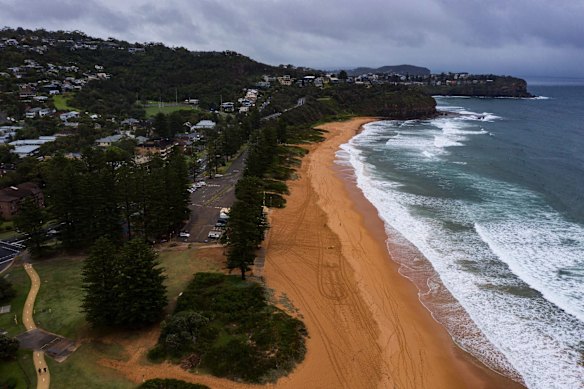 A quiet Newport Beach area after Covid has impacted the area causing lockdowns.

