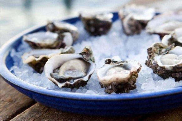Pristine oysters from Coffin Bay, South Australia.