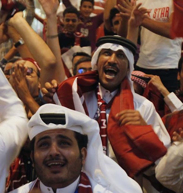 Journalists and soccer fans react to the decision in the southern Yemeni port city of Aden.