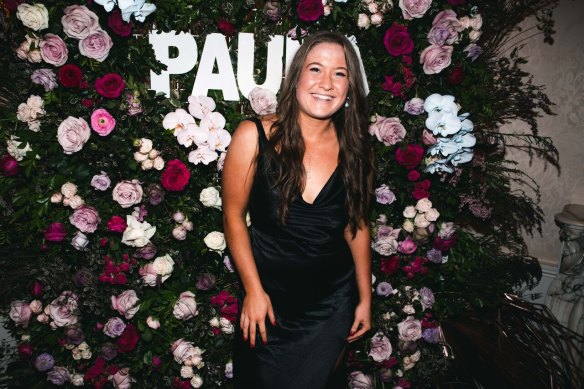 Paula Pratt at her 21st Birthday in Watson's Bay last Saturday.