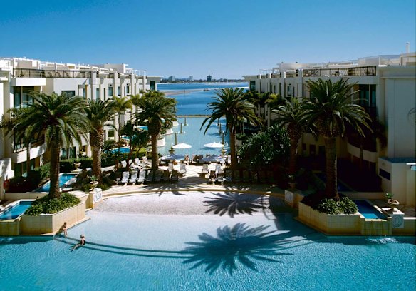 MOST SOPHISTICATED DIP: Palazzo Versace, Gold Coast.Paris Hilton bronzed herself on its sunbeds and Pamela Anderson in her bikini made waves in Queensland's most sophisticated hotel pool. 