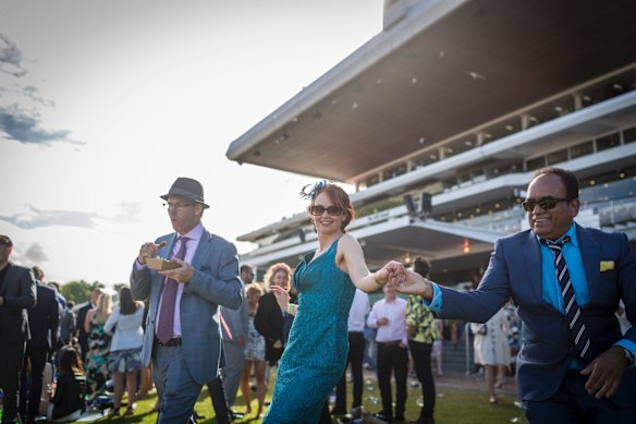 Flemington after the final race