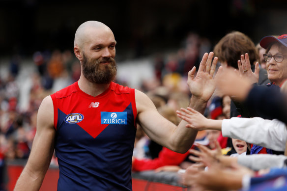 Max Gawn will be sidelined for only a fortnight, having been hurt at training on Friday.