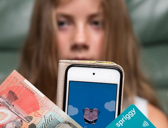 For kids under 10, a happy medium is using a combination of cash and online money.