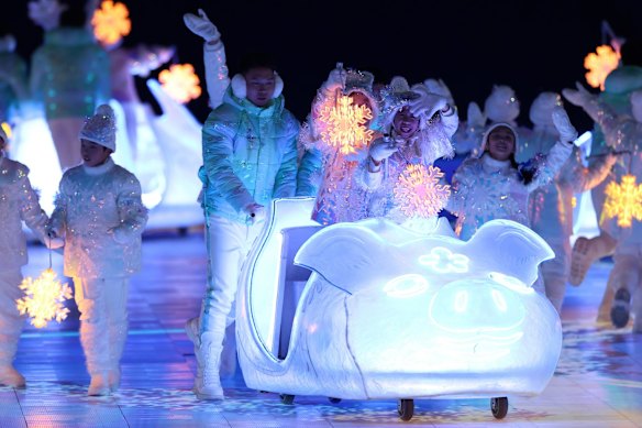The Beijing 2022 Winter Olympics closing ceremony on Sunday night.