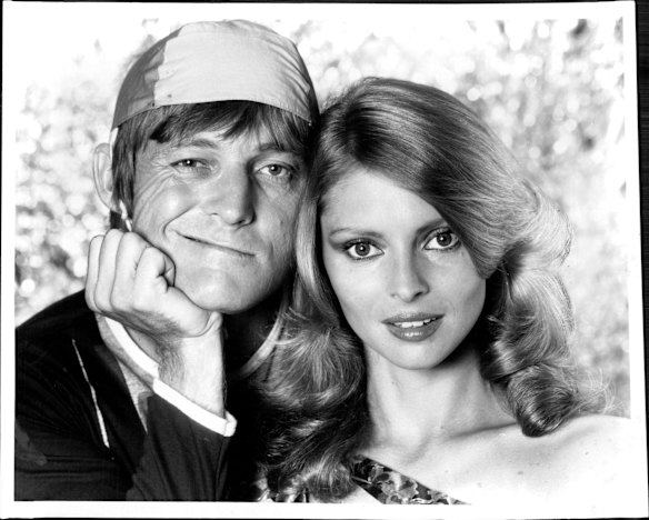 John "Strop" Cornell and wife Delvene Delaney. May 17, 1981.