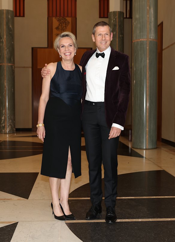 Minister of Social Services Tanya Plibersek and Michael Coutts-Trotter.