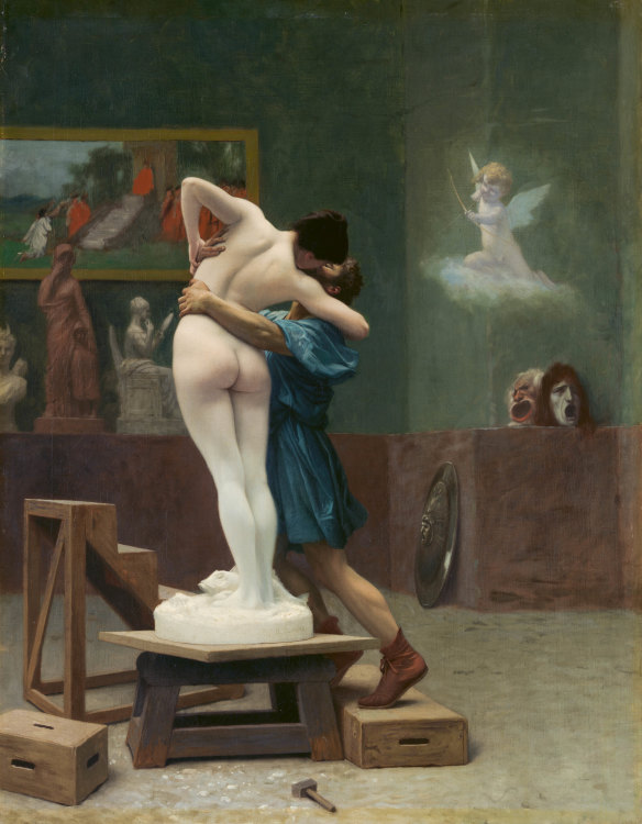 Jean-Léon Gérôme, Pygmalian and Galatea, c1890. 