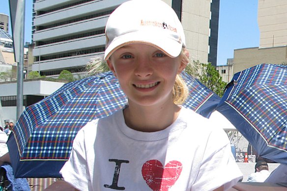 Jane Hall, 13, from Manly.