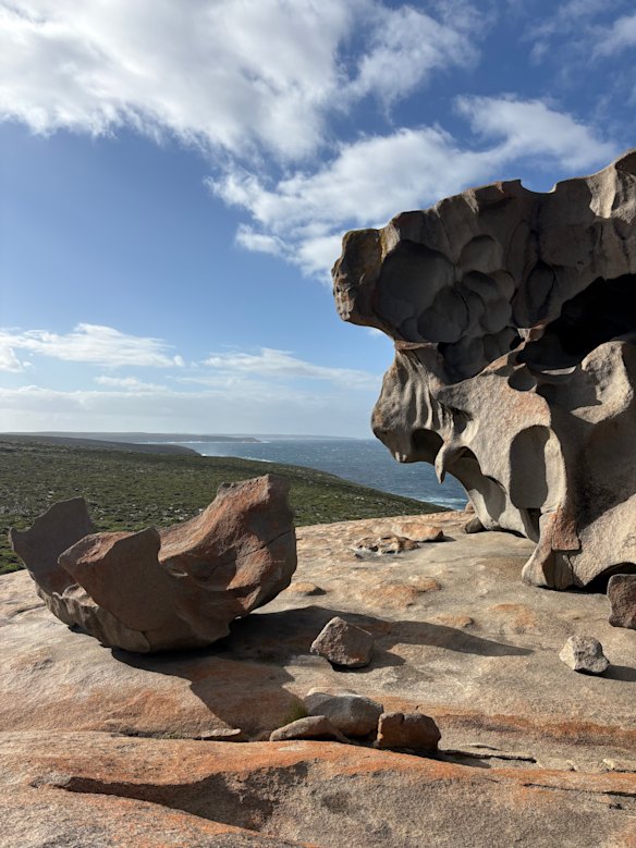 The Remarkable Rocks look like a distant planet.