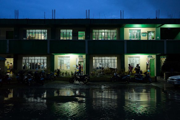 Philippines authorities are evacuating thousands of people in the path of Typhoon Mangkhut to safer grounds hours before the cyclone slams into the country's northern provinces