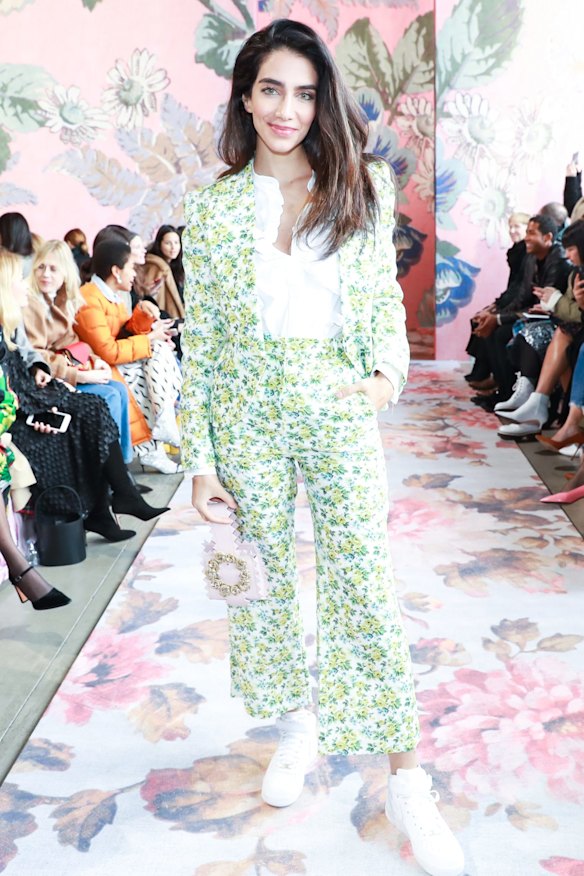 Jessica Kahawaty attends Zimmermann Fall 2018 runway.