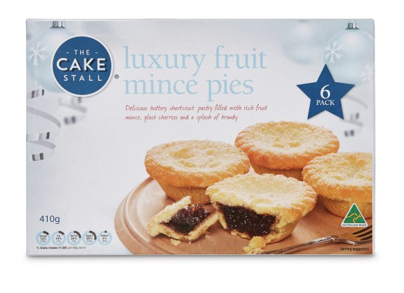 The Cake Stall Luxury Mince Pies, 6 pack, $3.29, 4.2/10