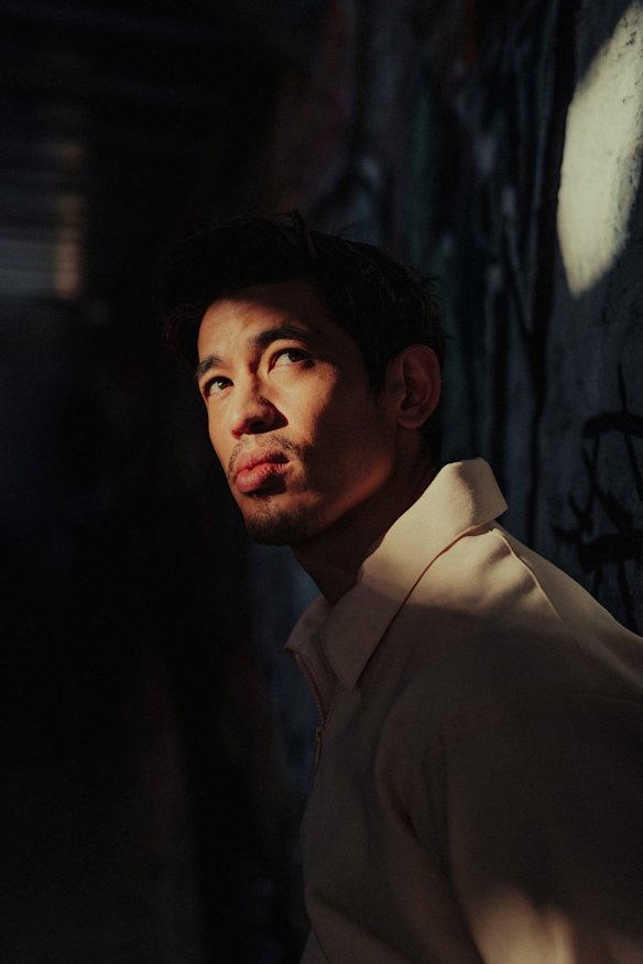 Actor Christopher Chung, pictured in London on November 25, plays Roddy Ho for Apple TV+ in Slow Horses. 