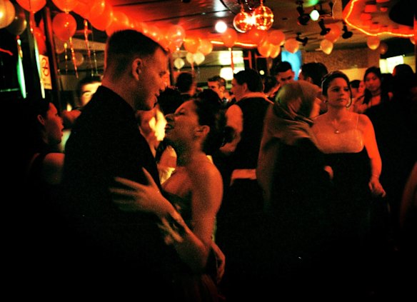 Blakehurst High School graduation ball at Sydney Tower, 2000.