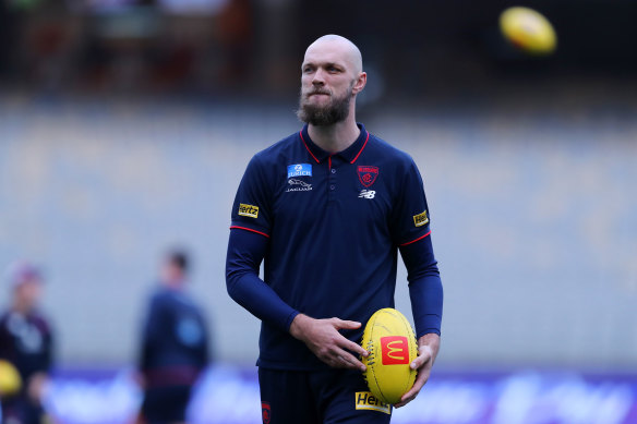 Looking to the future: Max Gawn wants the Demons to rebound next season after a miserable end to their 2022 campaign.