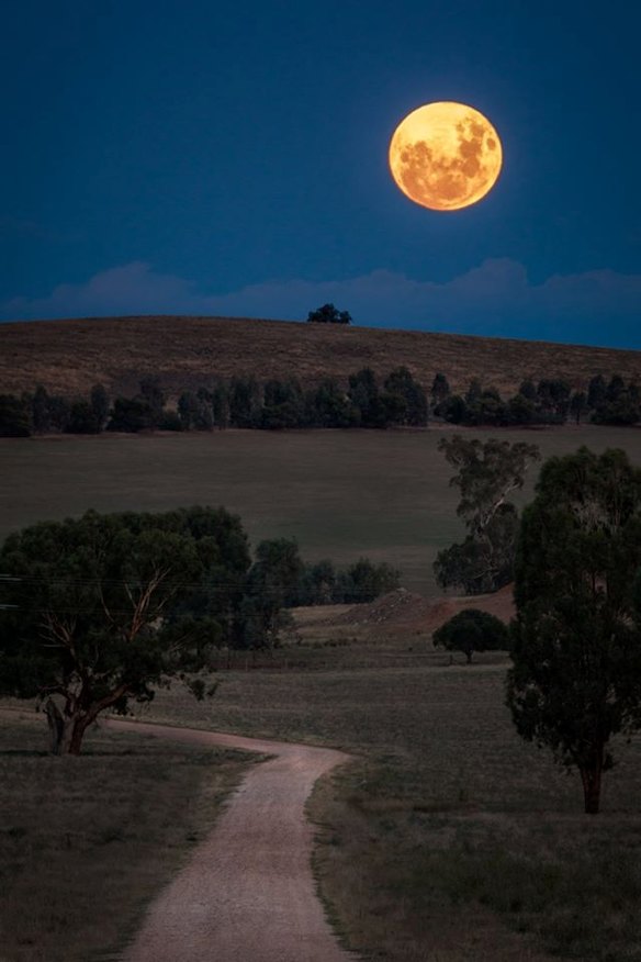 Photographers capture super blue moon over Perth