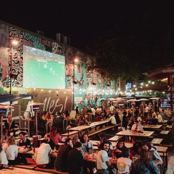 The Vic on the Park pub in Marrickville is seeking to convert car parking at the rear of the hotel to a beer garden on a permanent basis.