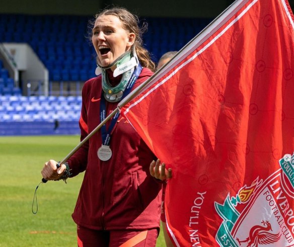 Rylee Foster says Liverpool FC played an important role in her recovery.