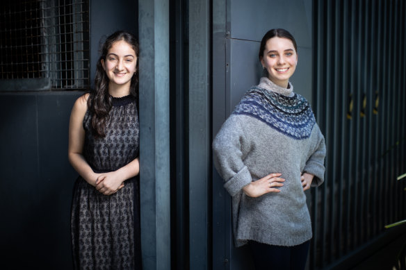 Classical singer Sidra Nissen and ballet dancer Charlotte Deany have both had to improvise to prepare for their VCE performance exams.