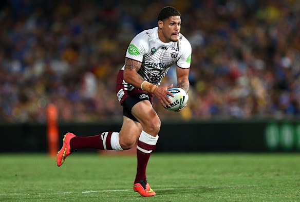 Willie Mason runs the ball.