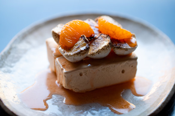 Espresso and mandarin parfait.