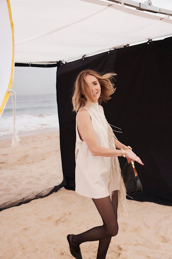 Sportmax top (worn as dress). Anine Bing “Nelly” shoes.