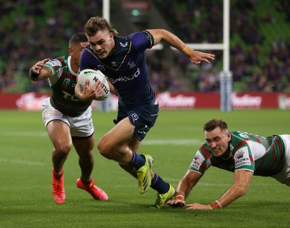 Ryan Papenhuyzen’s work-rate  is as much as 30 percent higher than his Storm predecessor Billy Slater.