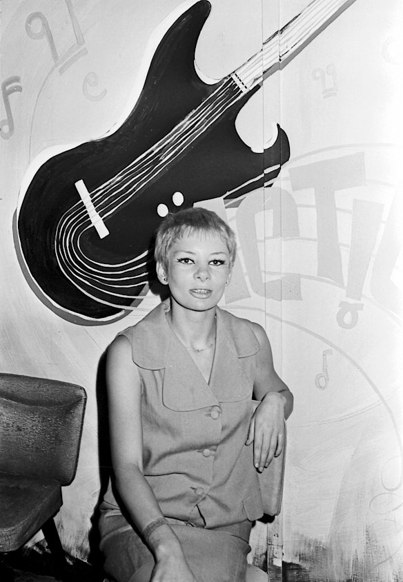 Dancer and fireeater Zsa Zsa, pictured at Bill Green's Go Go Strip club in Kings Cross in 1967.