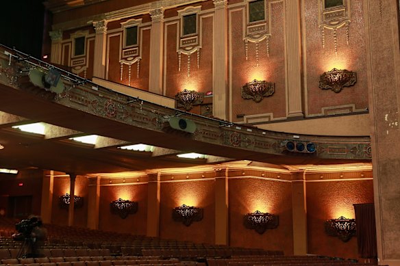  A general view of the The Palais Theatre in St Kilda under renovation, which reopens this month after $20 million building works funded by Port Phillip Council and the Victorian Government on May 16, 2017 in Melbourne, Australia. (Photo by Wayne Taylor/Fairfax Media)