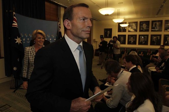Opposition Leader Tony Abbott made a statement following the ALP leadership ballo.