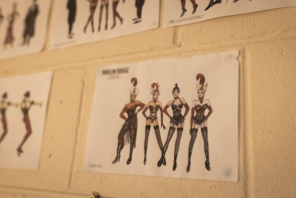 Backstage at Moulin Rouge! The Musical!