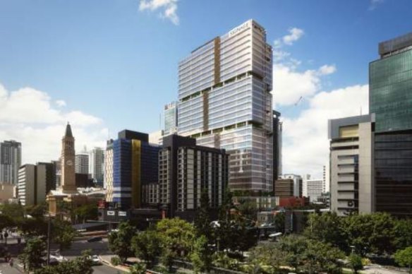 Mirvac's planned skyscraper for 80 Ann Street, Brisbane.