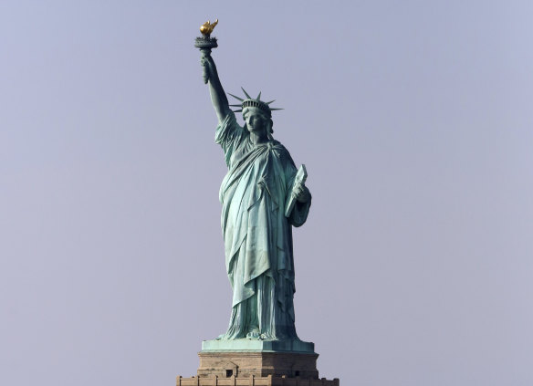 Spot the difference: Here's the original Statue of Liberty in New York.