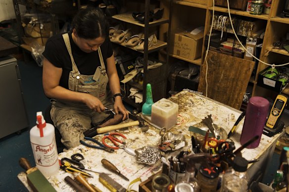 Hamilton's Australian costume workshop in Leichhardt.