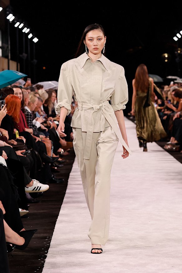 The Carla Zampatti show on day one of Australian Fashion Week at the Park Hyatt Sydney.