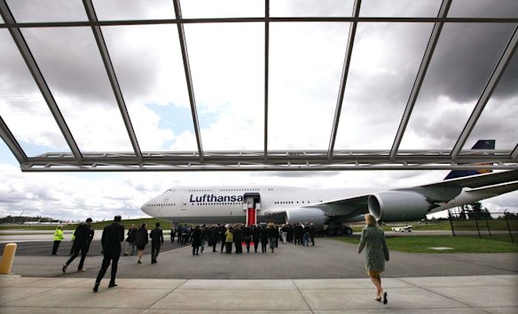 Lufthansa is the launch customer for the Intercontinental and will start service with the plane between Frankfurt, Germany and Washington, DC. T