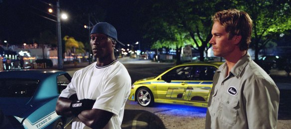 Tyrese Gibson, left, joined the Fast crew in 2003’s 2 Fast 2 Furious.