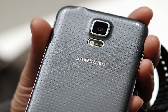 Samsung's Galaxy S5 smartphone.