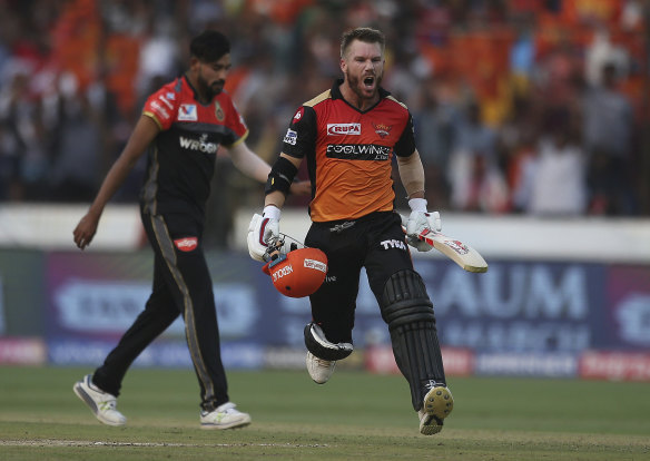 David Warner is in India