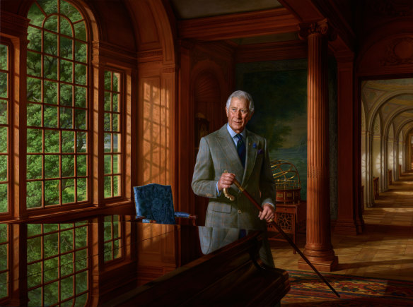 Ralph Heimans’ portrait of the Prince of Wales was commissioned by Anthony Pratt.