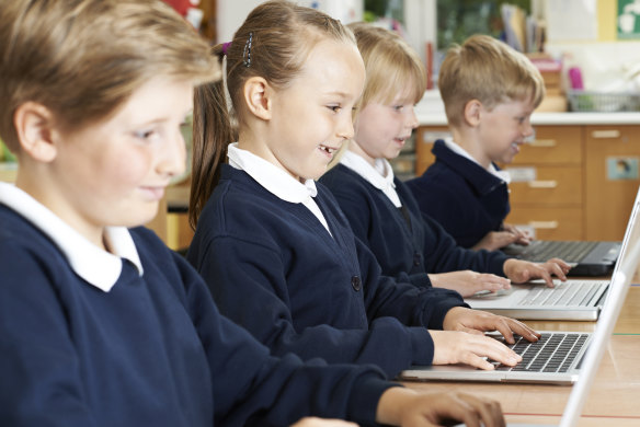Parents are expected to spend hundreds of dollars on digital devices for schoolchildren. 