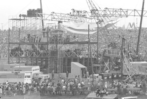 The stage is constructed.