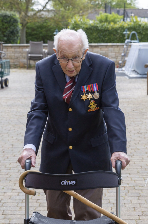 Captain Tom Moore, a 99-year-old war veteran, has raised more than £7 million pounds for the NHS in less than a week.