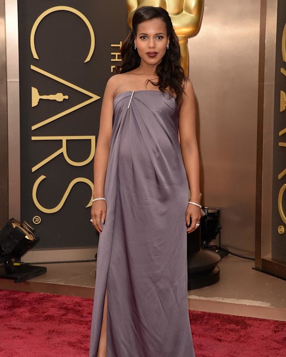 HOLLYWOOD, CA - MARCH 02:  Actress Kerry Washington attends the Oscars held at Hollywood & Highland Center on March 2, 2014 in Hollywood, California.  (Photo by Jason Merritt/Getty Images)