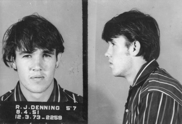 Prison escapee Raymond John Denning in a 1973 police mugshot.