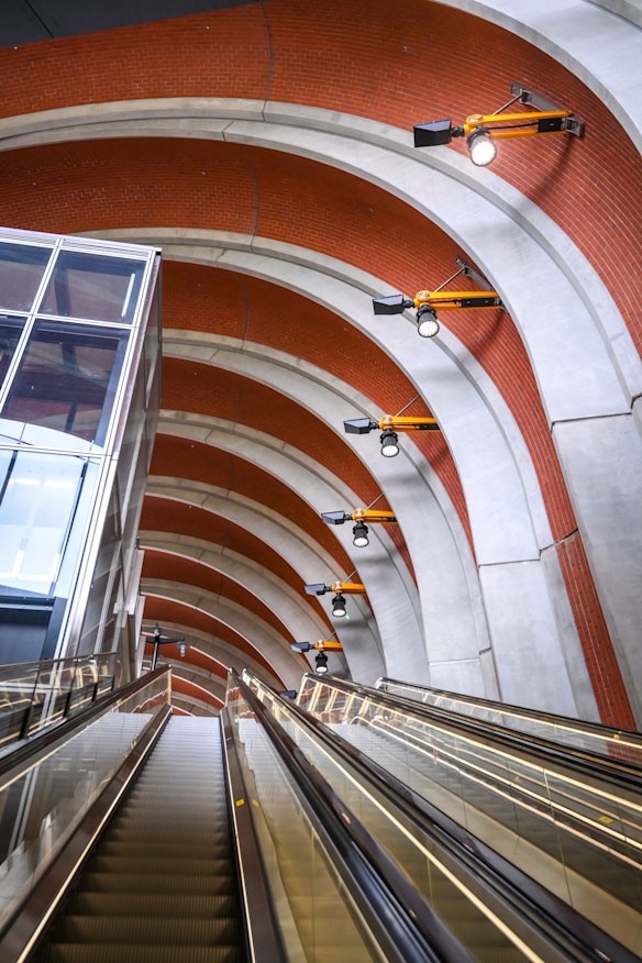 Red bricks are a nod to North Melbourne’s industrial heritage.