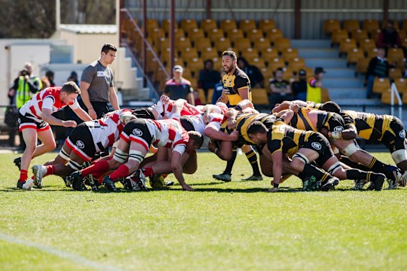 Canberra Vikings v Perth Spirit in National Rugby Championship rugby union.