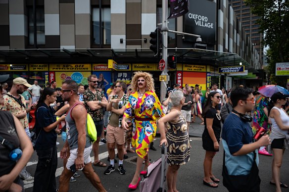 Revellers at the once-in-a-lifetime event.