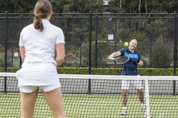 Federal Treasurer Josh Frydenberg ahead of the Kooyong Classic. 